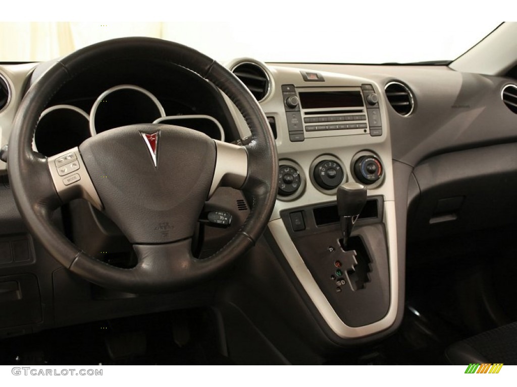 2009 Pontiac Vibe GT Ebony Dashboard Photo #55185612