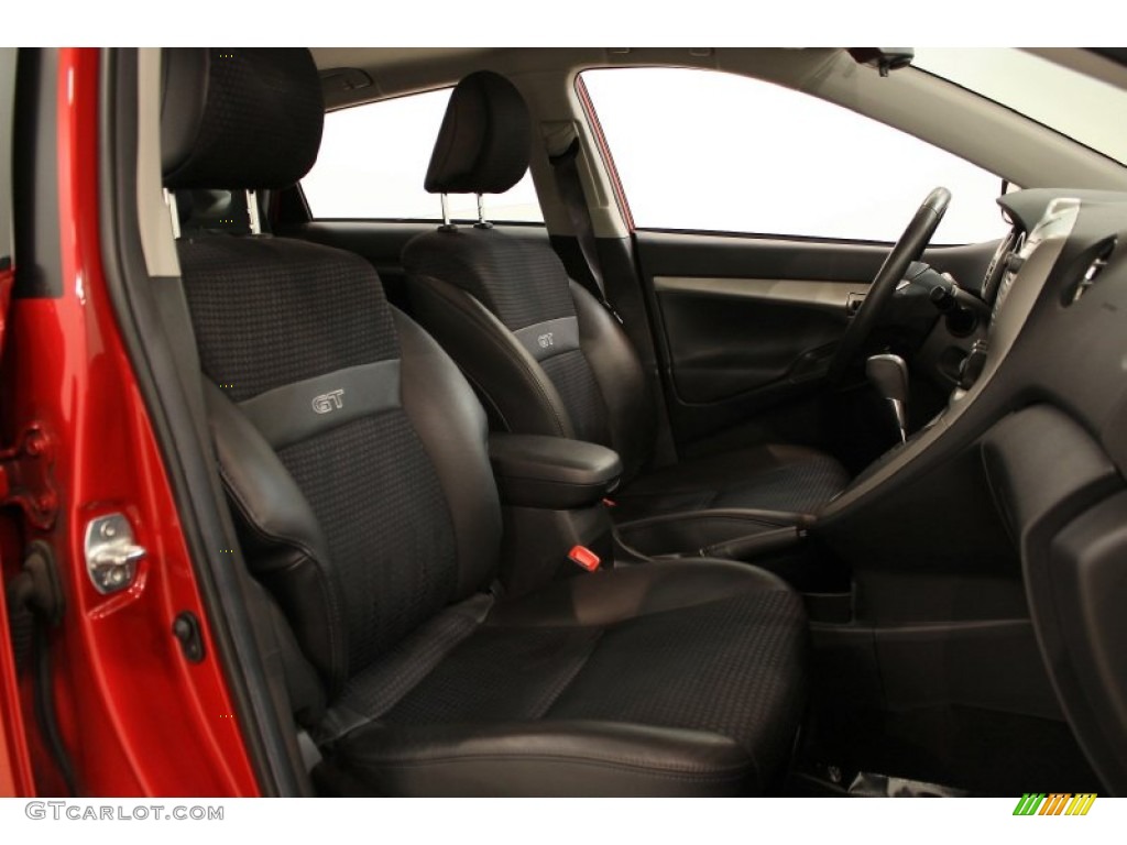 Ebony Interior 2009 Pontiac Vibe GT Photo #55185648