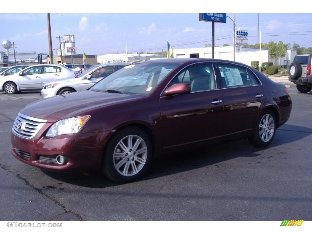 2009 Avalon Limited - Cassis Red Pearl / Light Gray photo #1