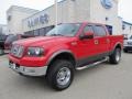 2005 Bright Red Ford F150 XLT SuperCrew 4x4  photo #1