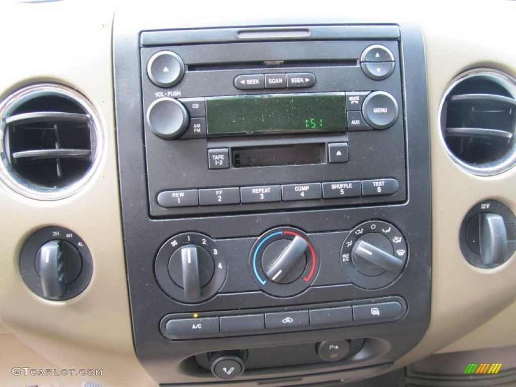 2005 F150 XLT SuperCrew 4x4 - Bright Red / Tan photo #10