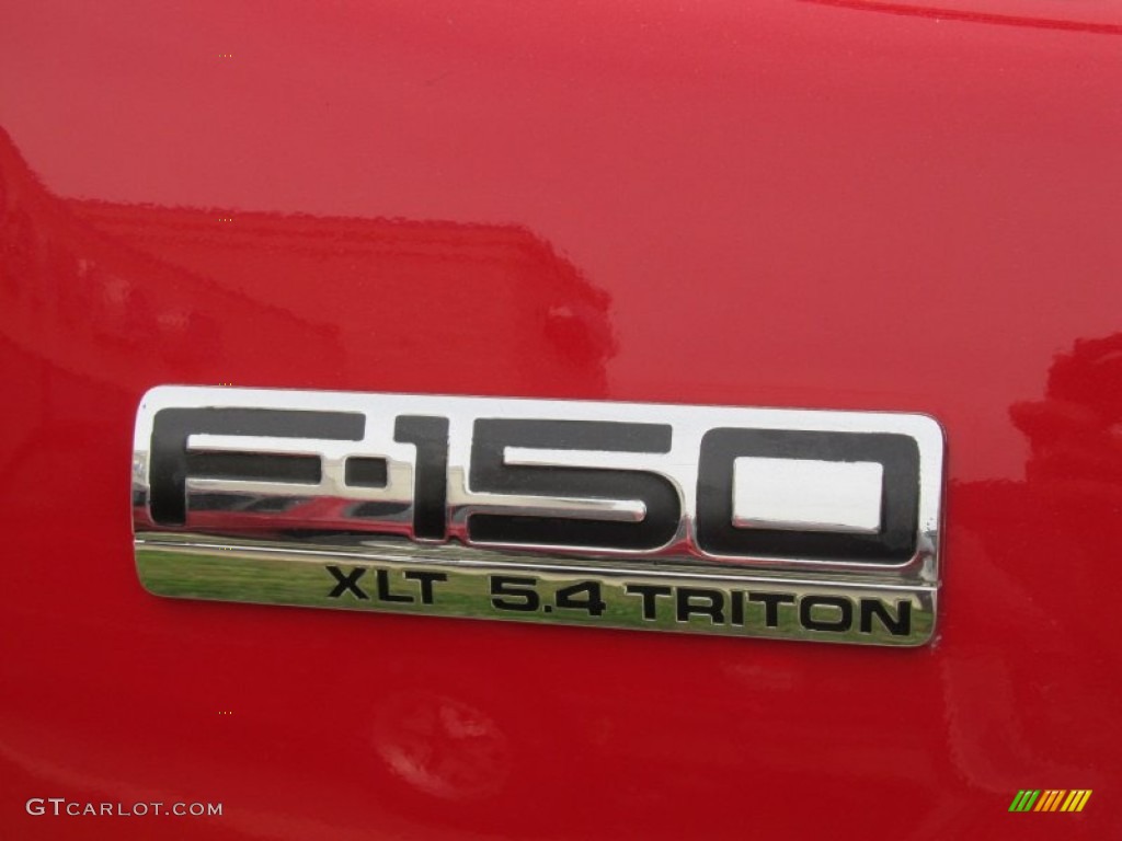 2005 F150 XLT SuperCrew 4x4 - Bright Red / Tan photo #13