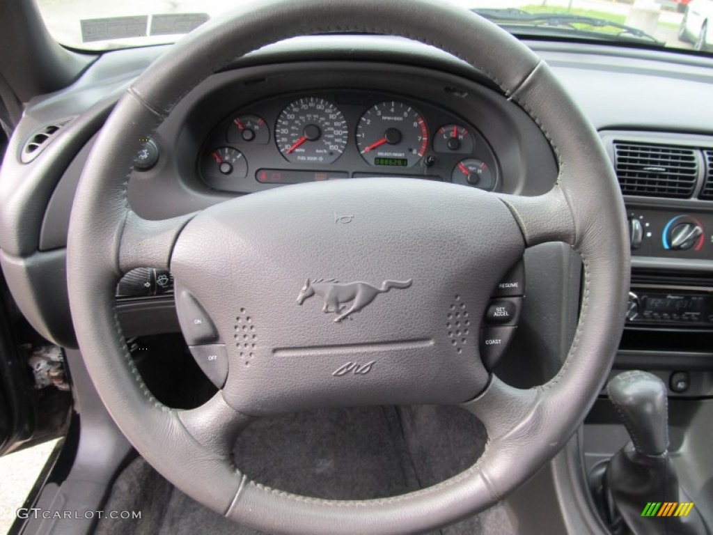 2003 Mustang GT Coupe - Black / Dark Charcoal photo #9