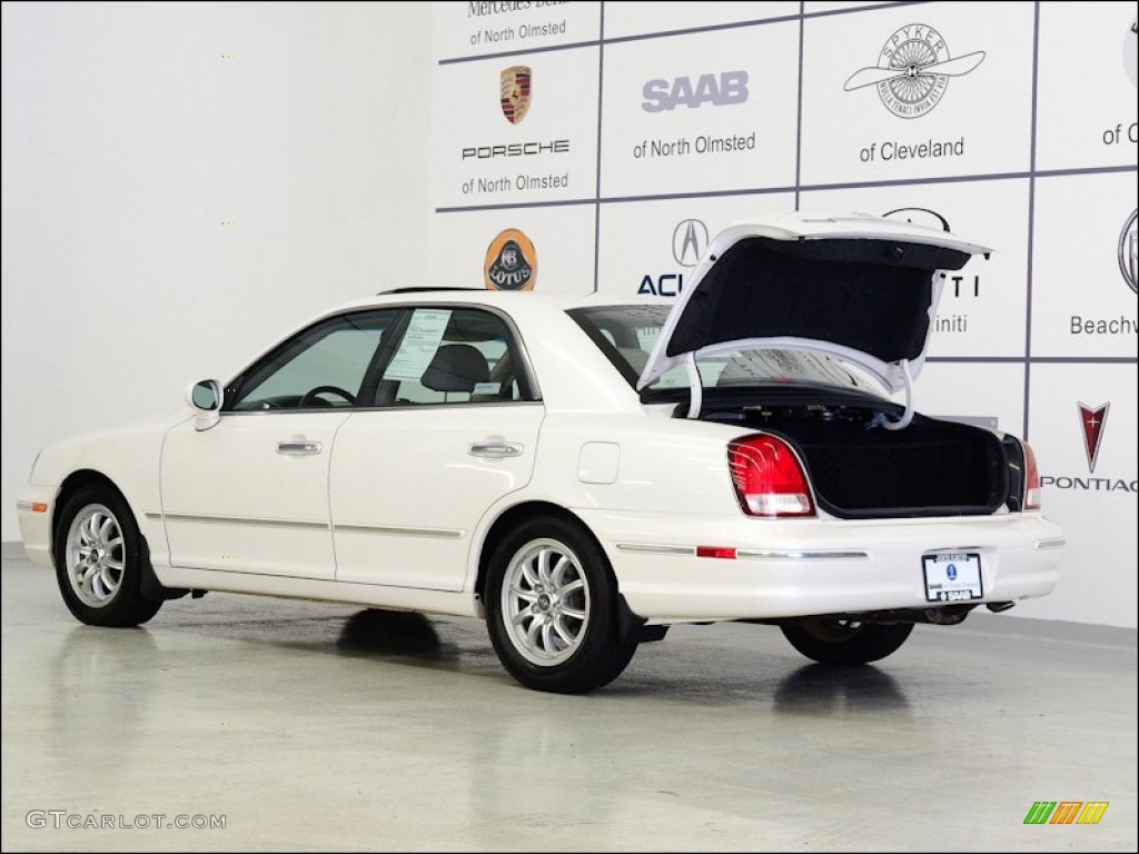 2002 XG350 Sedan - Ivory White Pearl / Beige photo #6