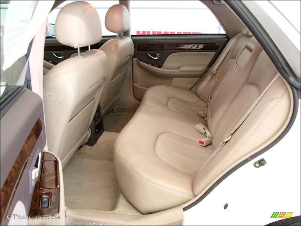 Beige Interior 2002 Hyundai XG350 Sedan Photo #55186530