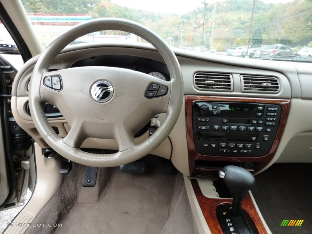 2003 Mercury Sable LS Premium Sedan Medium Parchment Dashboard Photo #55187826