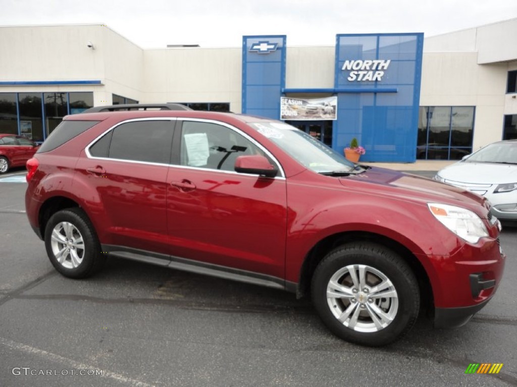 2010 Equinox LT AWD - Cardinal Red Metallic / Jet Black photo #1