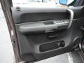Ebony 2008 Chevrolet Silverado 1500 LT Extended Cab 4x4 Door Panel