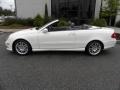 Arctic White 2009 Mercedes-Benz CLK 350 Cabriolet Exterior