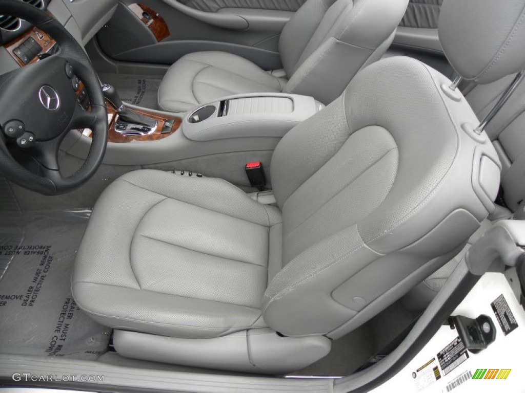Ash Interior 2009 Mercedes-Benz CLK 350 Cabriolet Photo #55189584