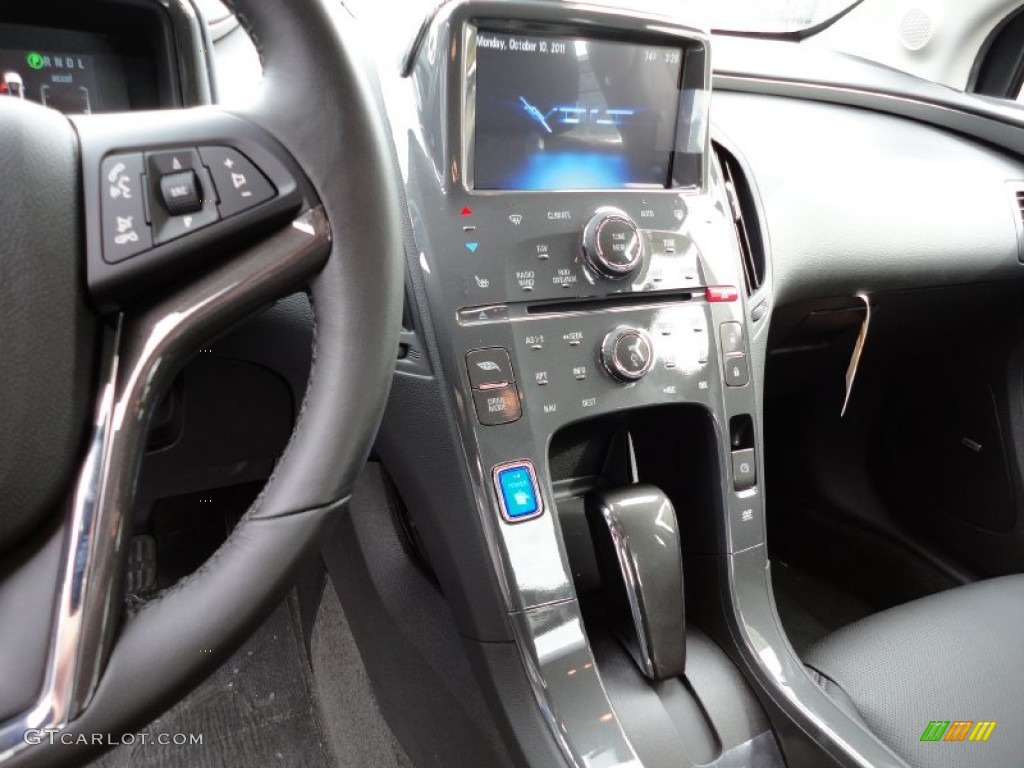 2012 Chevrolet Volt Hatchback Jet Black/Dark Accents Dashboard Photo #55189614
