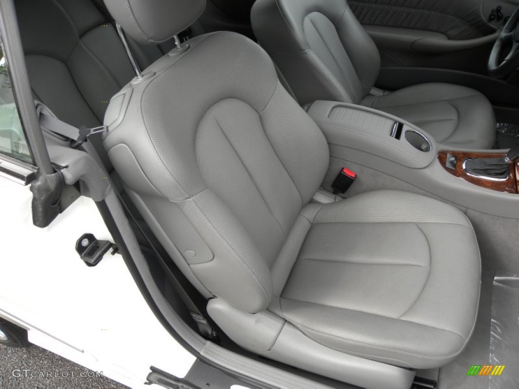 Ash Interior 2009 Mercedes-Benz CLK 350 Cabriolet Photo #55189617