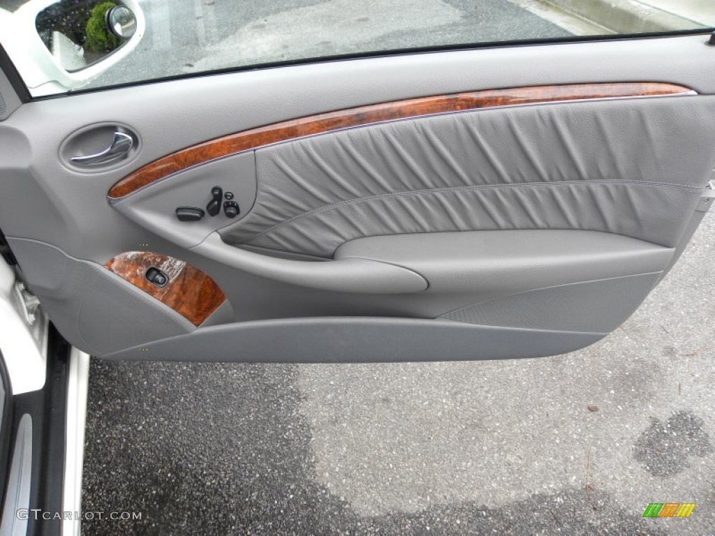 2009 Mercedes-Benz CLK 350 Cabriolet Ash Door Panel Photo #55189626