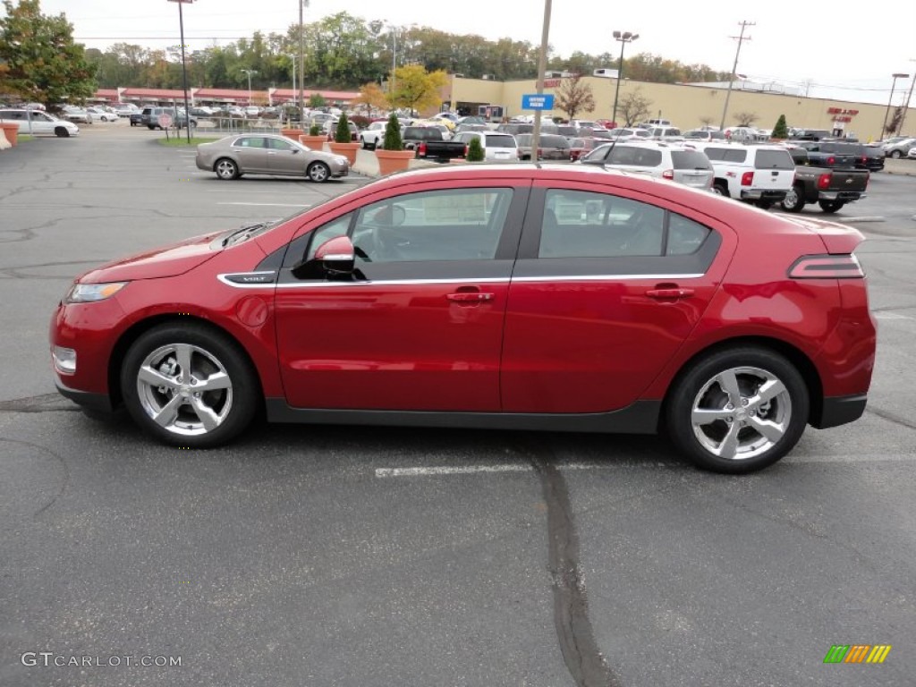 2012 Volt Hatchback - Crystal Red Tintcoat / Jet Black/Dark Accents photo #4