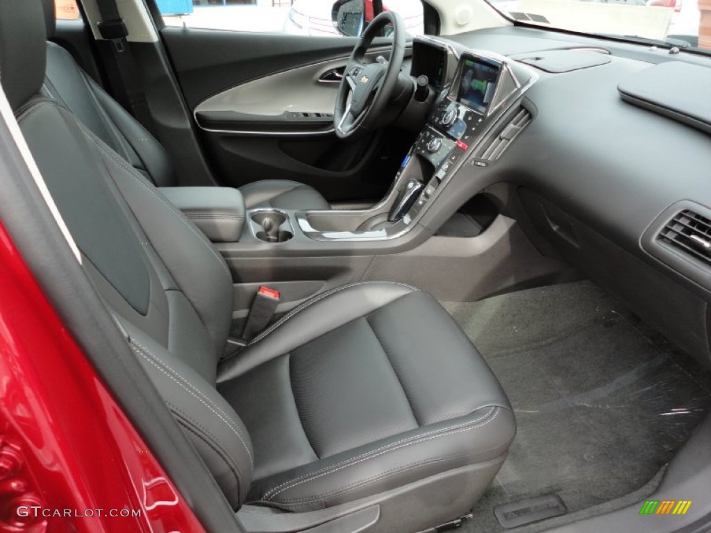 Jet Black/Dark Accents Interior 2012 Chevrolet Volt Hatchback Photo #55189841