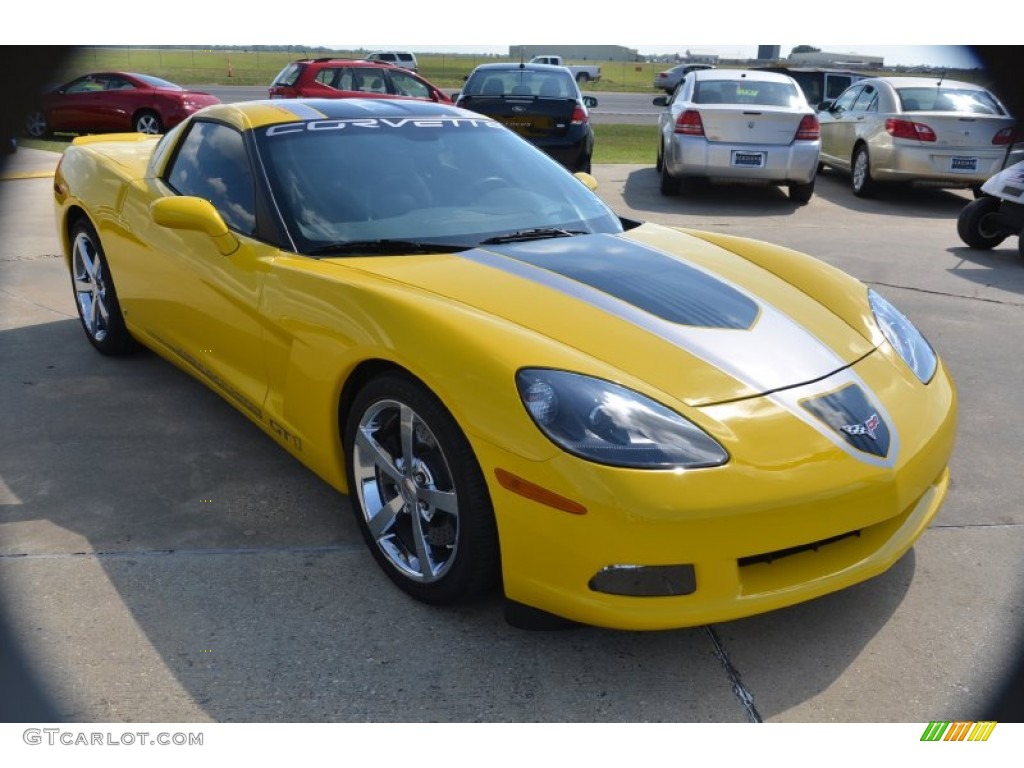 Velocity Yellow 2009 Chevrolet Corvette Z06 GT1 Championship Edition Exterior Photo #55189935