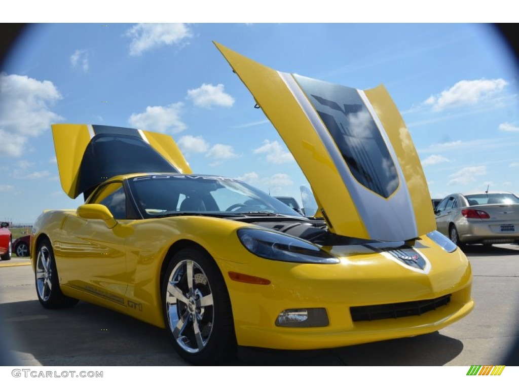 Velocity Yellow 2009 Chevrolet Corvette Z06 GT1 Championship Edition Exterior Photo #55190154