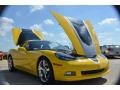 Velocity Yellow 2009 Chevrolet Corvette Z06 GT1 Championship Edition Exterior