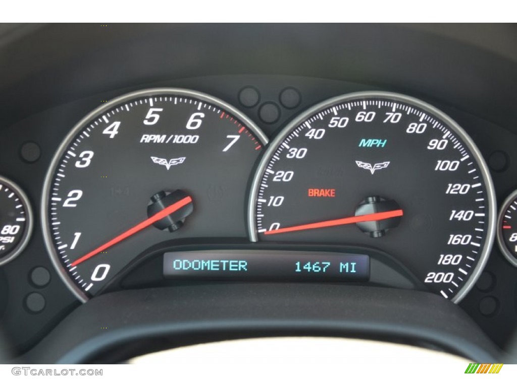 2009 Chevrolet Corvette Z06 GT1 Championship Edition Gauges Photo #55190244