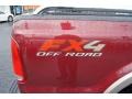 2007 Dark Toreador Red Metallic Ford F250 Super Duty Lariat Crew Cab 4x4  photo #17