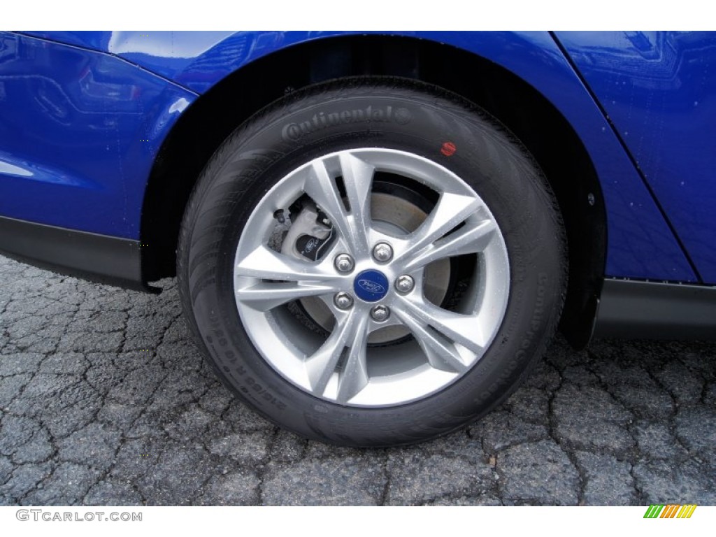 2012 Focus SE Sport Sedan - Sonic Blue Metallic / Two-Tone Sport photo #15