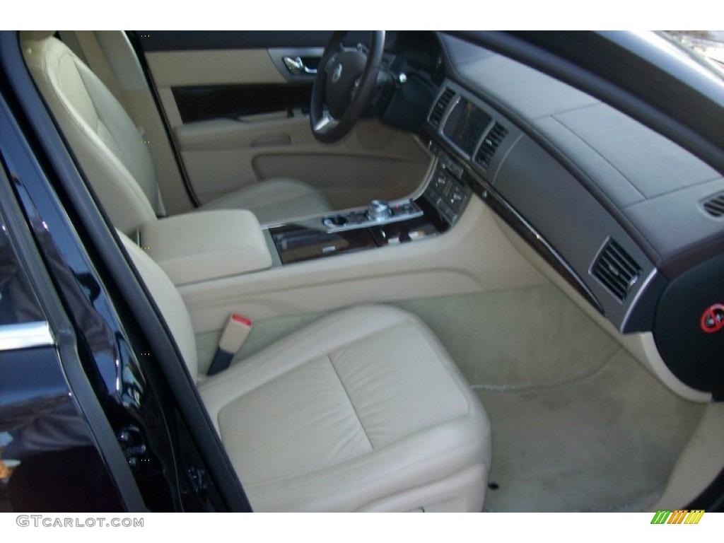 Barley Beige/Truffle Brown Interior 2011 Jaguar XF Premium Sport Sedan Photo #55193295