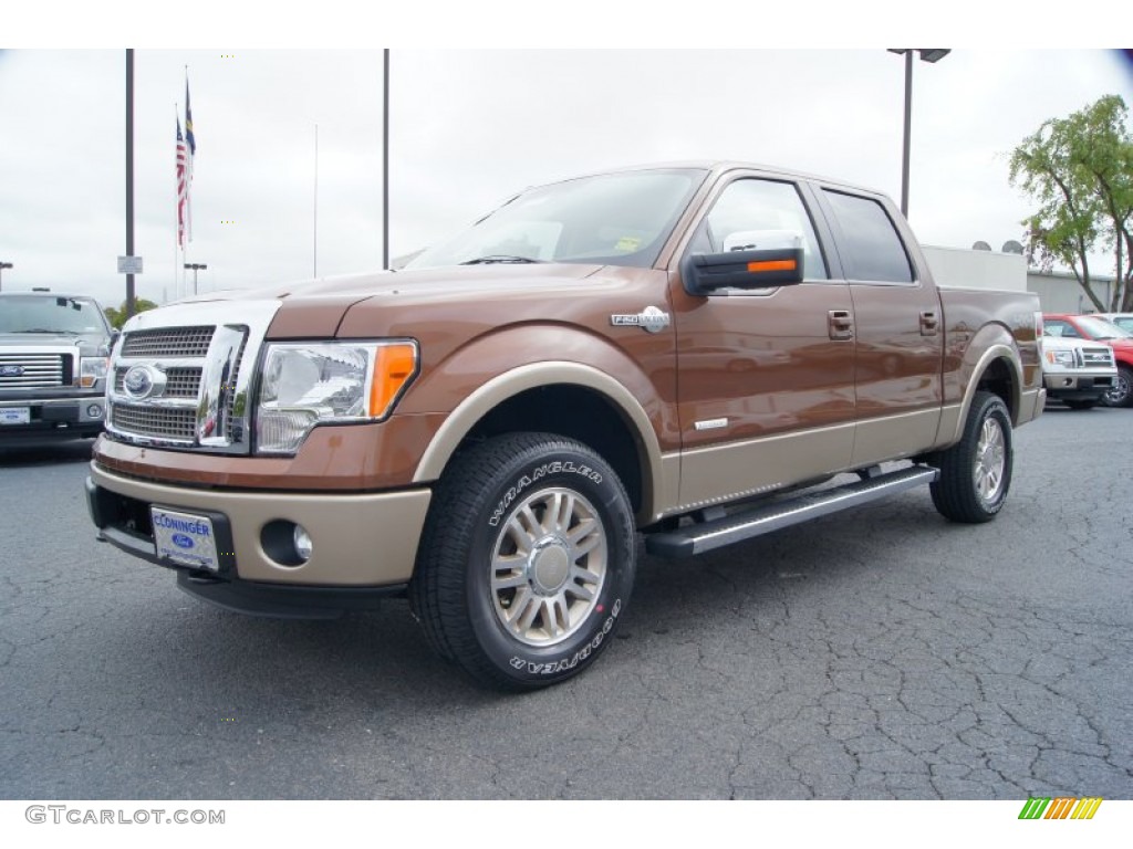 Golden Bronze Metallic 2011 Ford F150 King Ranch SuperCrew 4x4 Exterior Photo #55193349