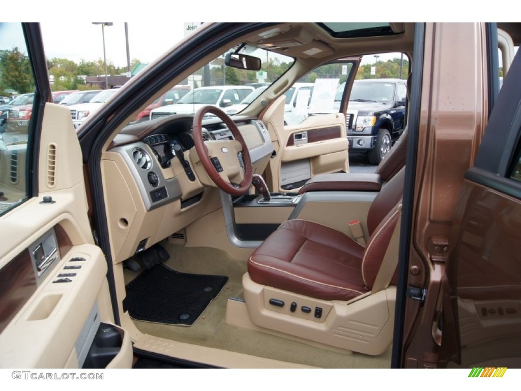 2011 F150 King Ranch SuperCrew 4x4 - Golden Bronze Metallic / Chaparral Leather photo #8