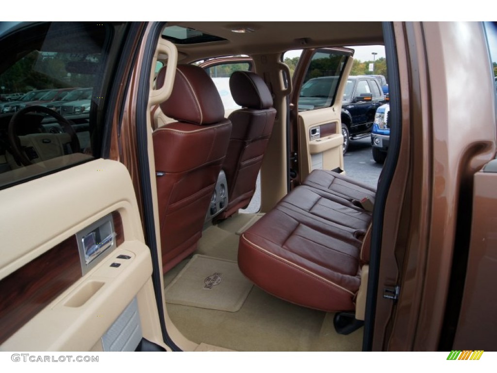 Chaparral Leather Interior 2011 Ford F150 King Ranch SuperCrew 4x4 Photo #55193373