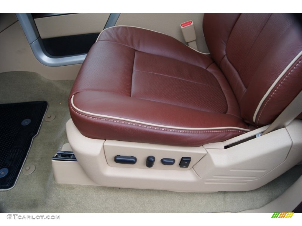 Chaparral Leather Interior 2011 Ford F150 King Ranch SuperCrew 4x4 Photo #55193517