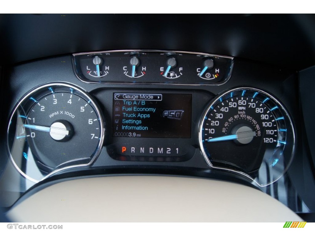 2011 Ford F150 King Ranch SuperCrew 4x4 Gauges Photo #55193555