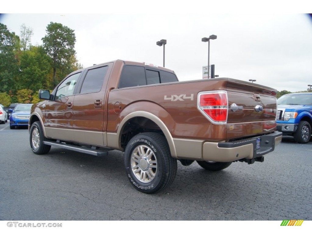 2011 F150 King Ranch SuperCrew 4x4 - Golden Bronze Metallic / Chaparral Leather photo #45