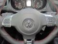 Interlagos Plaid Cloth 2010 Volkswagen GTI 4 Door Steering Wheel
