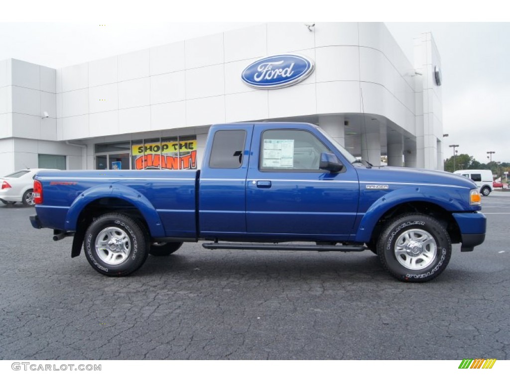 Vista Blue Metallic 2011 Ford Ranger Sport SuperCab Exterior Photo #55194702