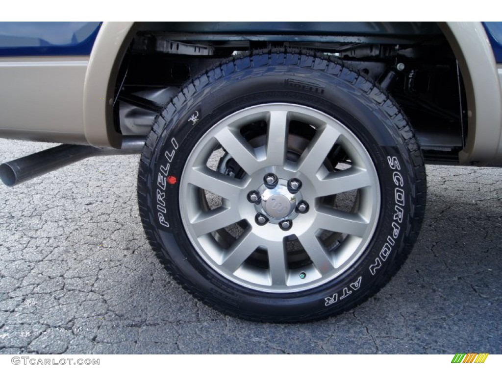 2011 F150 King Ranch SuperCrew 4x4 - Dark Blue Pearl Metallic / Chaparral Leather photo #21