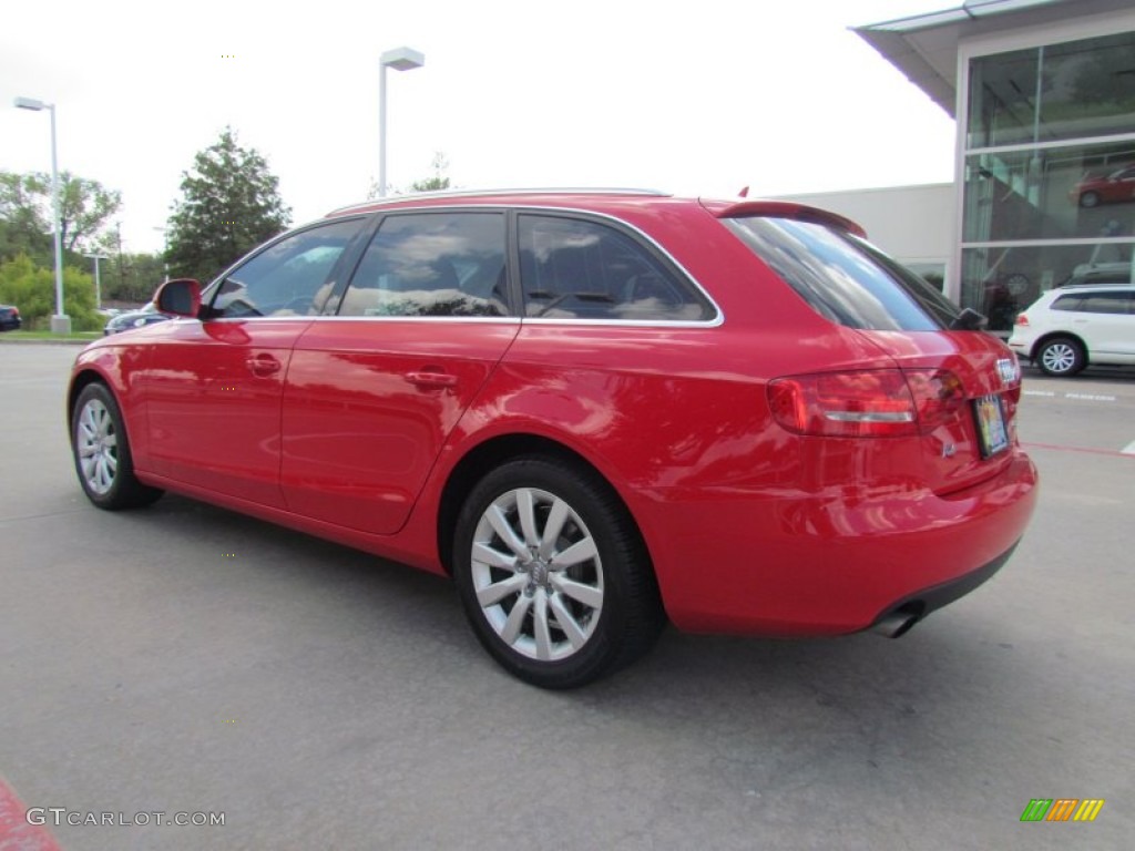 Brilliant Red 2009 Audi A4 2.0T quattro Avant Exterior Photo #55195521