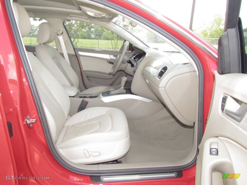 Cardamom Beige Interior 2009 Audi A4 2.0T quattro Avant Photo #55195584