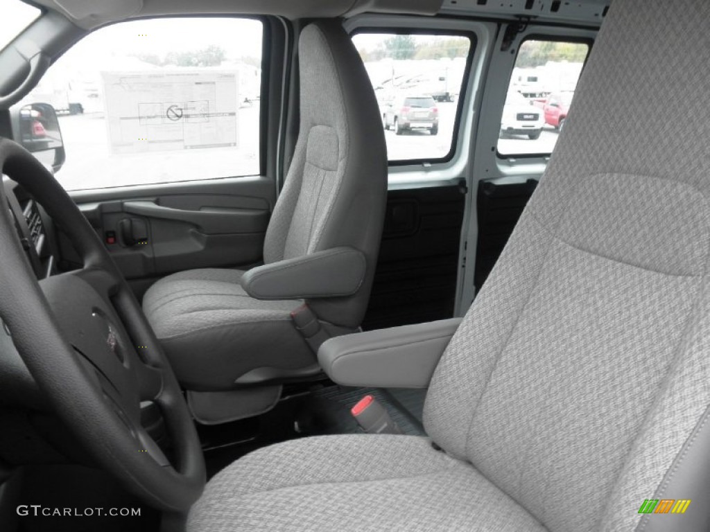 Medium Pewter Interior 2012 GMC Savana Van 2500 Cargo Photo #55195785