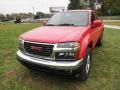 2012 Fire Red GMC Canyon SLE Extended Cab 4x4  photo #3