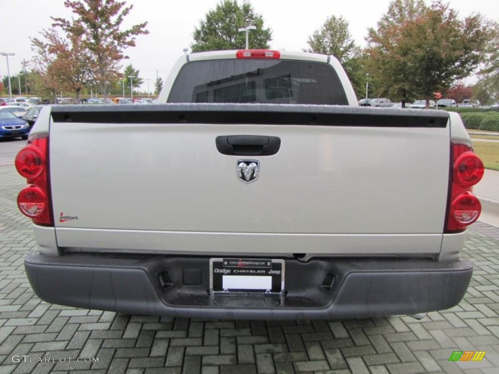 2008 Ram 1500 ST Regular Cab - Bright Silver Metallic / Medium Slate Gray photo #4