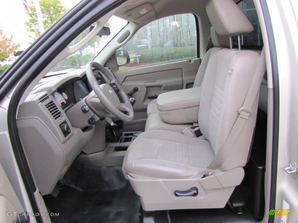 Medium Slate Gray Interior 2008 Dodge Ram 1500 ST Regular Cab Photo #55196220