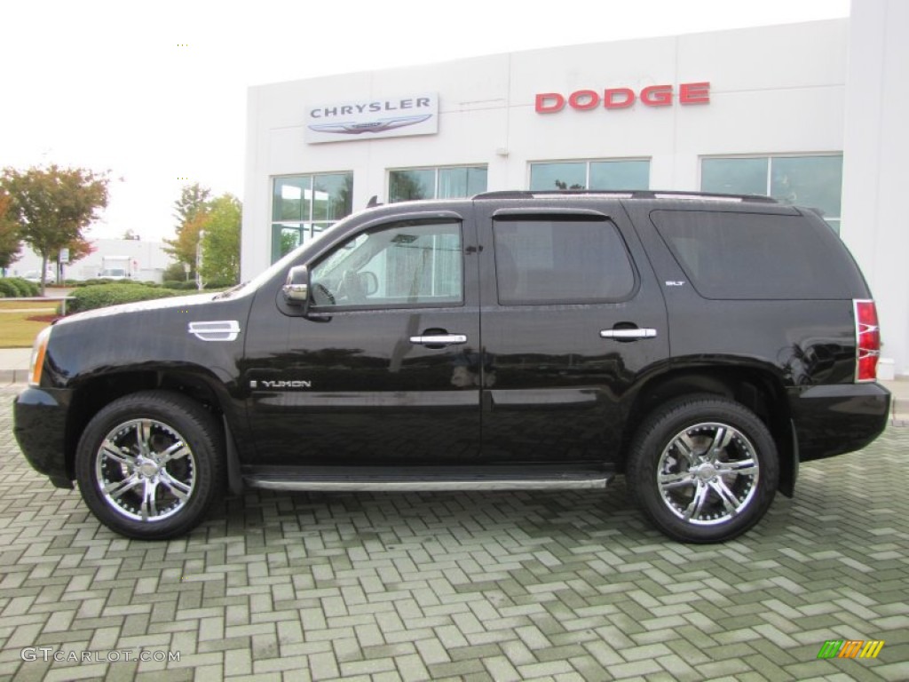 Onyx Black 2008 GMC Yukon SLT Exterior Photo #55196364