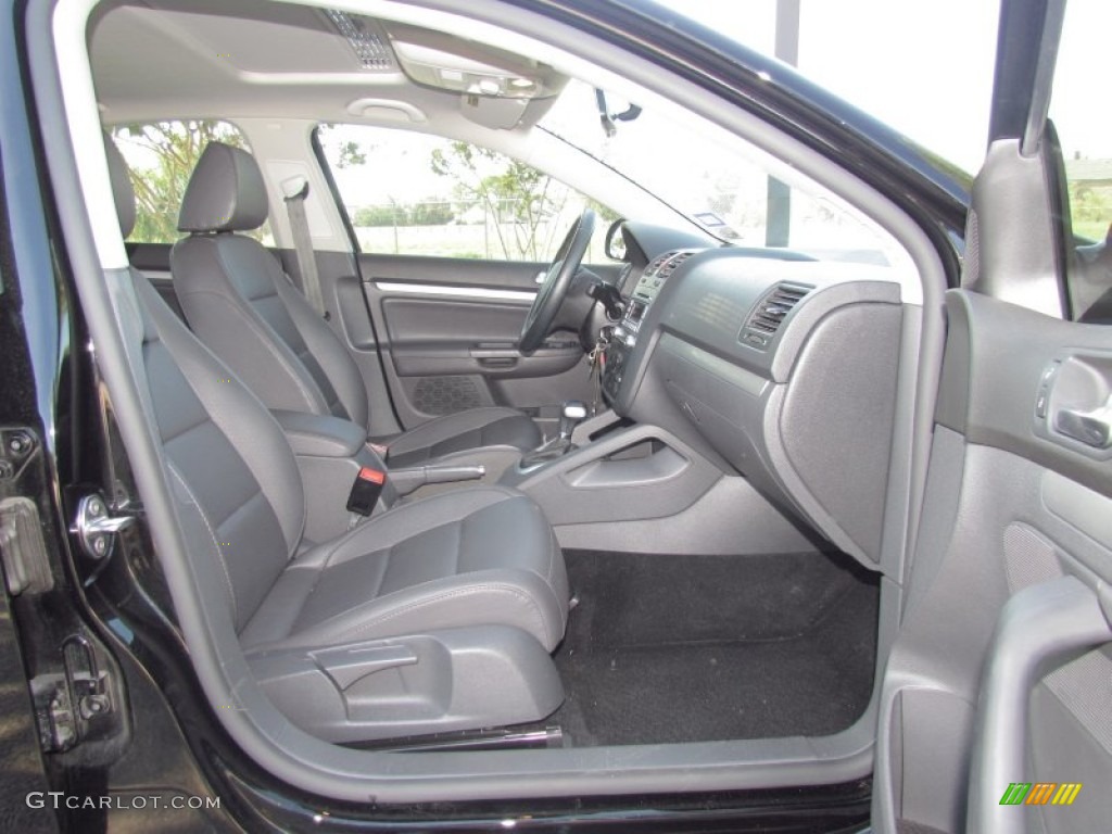 Anthracite Interior 2009 Volkswagen Jetta Wolfsburg Edition Sedan Photo #55197006