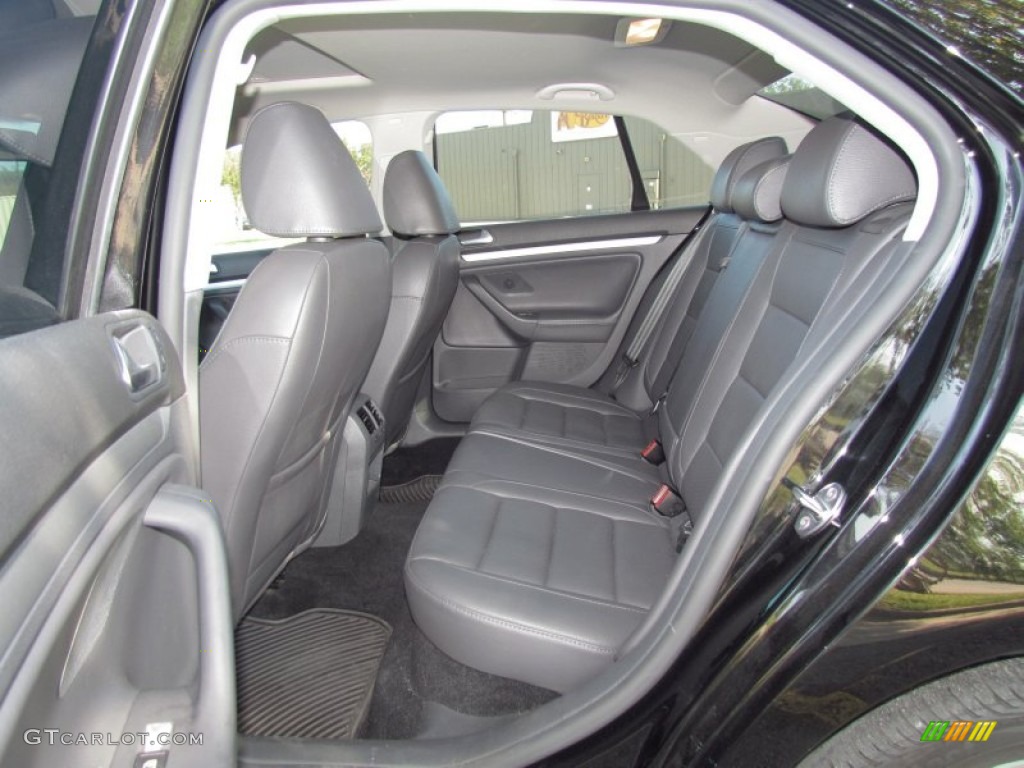 Anthracite Interior 2009 Volkswagen Jetta Wolfsburg Edition Sedan Photo #55197024