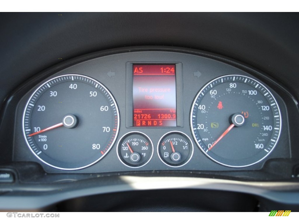 2009 Volkswagen Eos Lux Gauges Photo #55197891