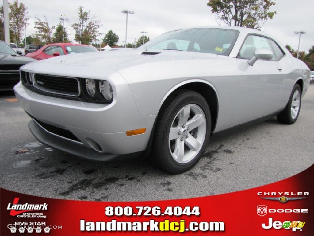 Bright Silver Metallic Dodge Challenger