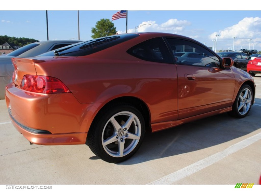 Blaze Orange Metallic 2006 Acura RSX Type S Sports Coupe Exterior Photo #55199328