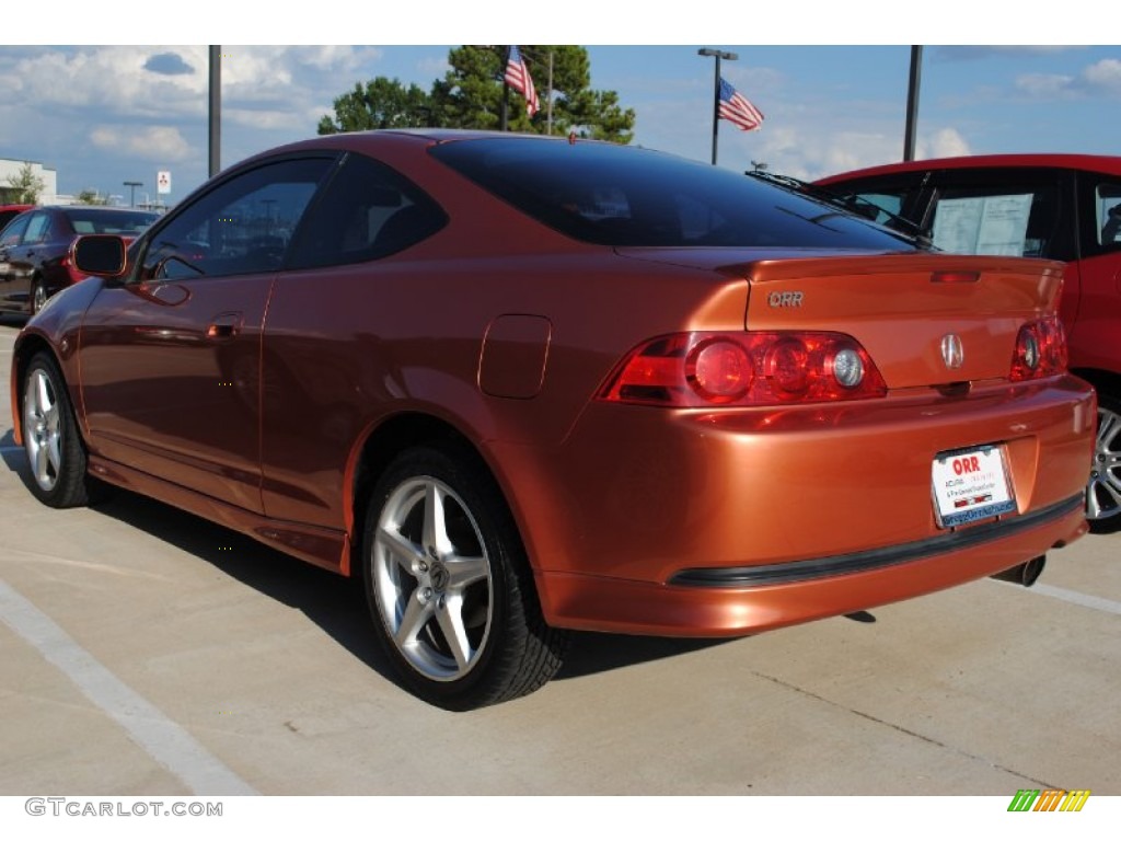 Blaze Orange Metallic 2006 Acura RSX Type S Sports Coupe Exterior Photo #55199355