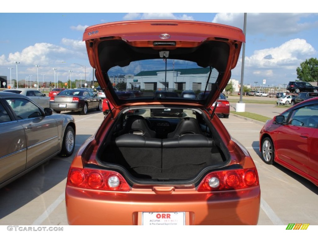 2006 RSX Type S Sports Coupe - Blaze Orange Metallic / Ebony photo #9