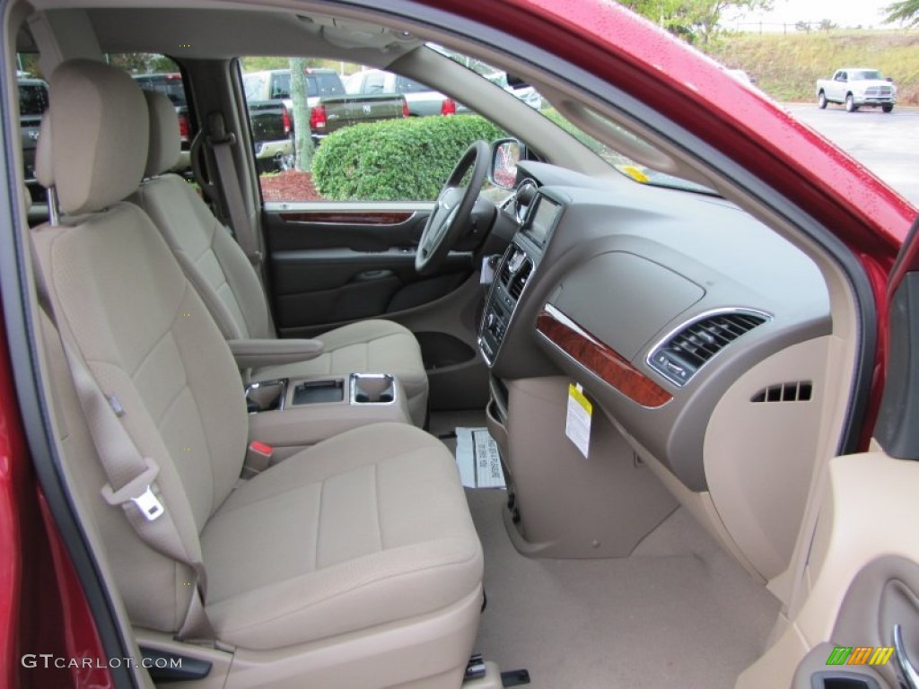 Dark Frost Beige/Medium Frost Beige Interior 2012 Chrysler Town & Country Touring Photo #55199598